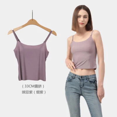 Women's Ice Silk Traceless Nightwear Full Slip Under Dress Sleeveless Nightgown - Image 1 of 4