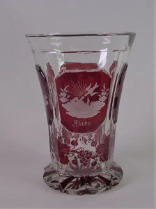 Biedermeier RANFTBECHER - GLAUBE HOFFNUNG LIEBE - Bild 1 von 8