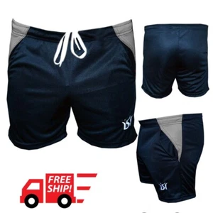 Men's Gym Training Workout Shorts Casual Exercise Fitness Running pockets Short - Picture 1 of 20