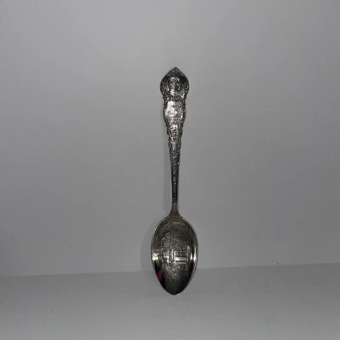 Vintage Sterling Silver Souvenir Spoon” Temple of Music Buffalo,NY 1901” #226 Cover