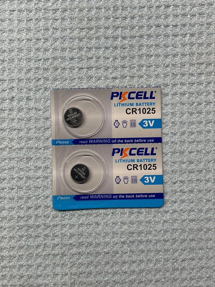 2 Pack CR1025 1025 Lithium 3v Battery KEYLESS FOB TOYS DEVICE US Free SHIP FRESH - Image 1 of 1