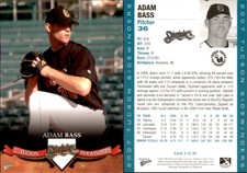 Adam Bass 2007 MultiAd Tucson Sidewinders #3 Card *AutographDen*