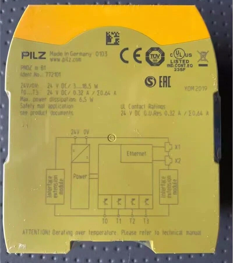772101 1PCS NEW PILZE PNOZ m B1 Safety Relay 772101 - Image 1 of 1
