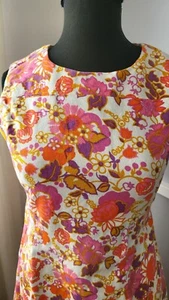 Vintage Printed Dress - Picture 1 of 6