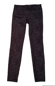 Athleta Leggings Women’s Black Gray Size XSmall Paisley - Picture 1 of 7