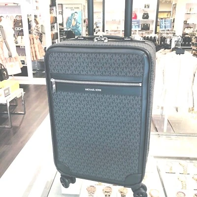 Maleta trolley de viaje con logotipo de Michael Kors - marrón Foto 1 de 4