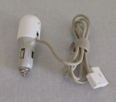Adaptador de corriente Belkin 12V para automóvil para iPods iPhones antiguos F8V7058-APL * 30 pines * Foto 1 de 3