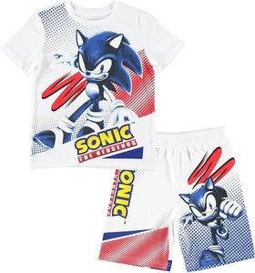 FREEZE Boy's Sonic The Hedgehog Short Sleeve T-Shirt and Shorts Set - Picture 1 of 4