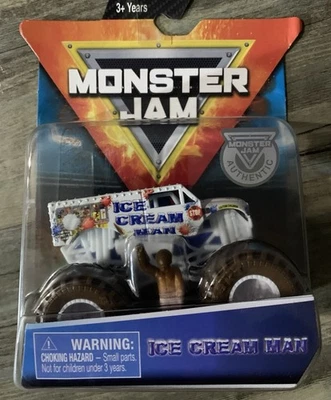 Monster Jam мороженое человек грязные шины Arena любимые грузовик редкая плакат фигурка - Изображение 1 из 4