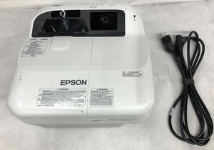 Epson BrightLink 595Wi 1080i 3LCD Projector 3401 Lamp Hours - Picture 1 of 5