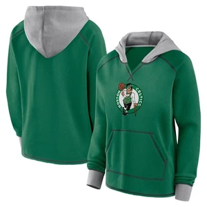 Sudadera con capucha para mujer Kelly verde Boston Celtics Boom - Imagen 1 de 3