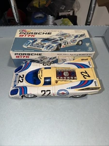 TAIYO C-640 Porsche 917K Tin Litho Bump'n Go Car With Original Box From Japan - Picture 1 of 12