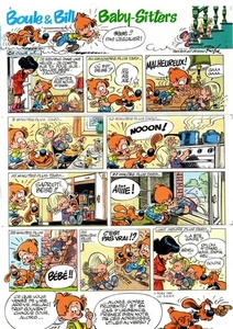 Flyer publicitaire  BOULE ET BILL. Stop aux accidents chez soi. ROBA 1985 - Picture 1 of 2