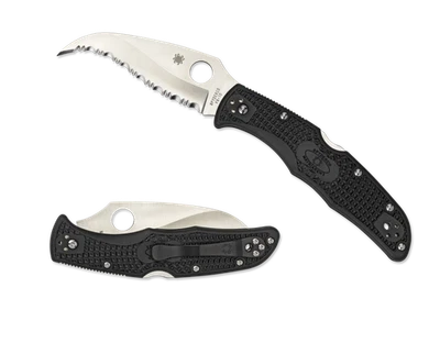 Spyderco Knives Matriarch 2 Lockback Black FRN VG10 Stainless C12SBK2 SpyderEdge - Image 1 of 4