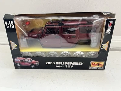 Maisto Hummer H2 1:18 Scale Diecast Assembly Line New Open Box - Image 1 of 4