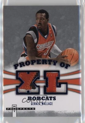 Parche Fleer Hot Prospects Property Of Materials 2007-08 azul/10 Gerald Wallace Foto 1 de 2