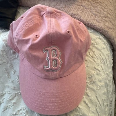 Gorra de béisbol Twins Enterprise rosa para mujer Boston Red Sox O/S Foto 1 de 4