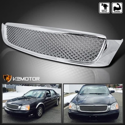 Fits 2000-2005 Cadillac Deville Clear Front Hood Mesh Grille Cover Assembly - Image 1 of 4