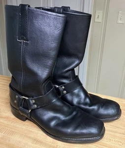 FRYE Classic Harness Motorradstiefel Herren Gr. 11 schwarz Leder - Bild 1 von 18