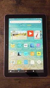 Amazon Fire HD 8 Tablet 32GB in Pink - 10th Generation - Picture 1 of 3