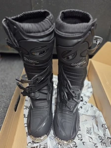Botas de Motocicleta O'Neal Element Off-Road MX Motocross Negras Talla 10 EE. UU. / 43 Euro - Imagen 1 de 6