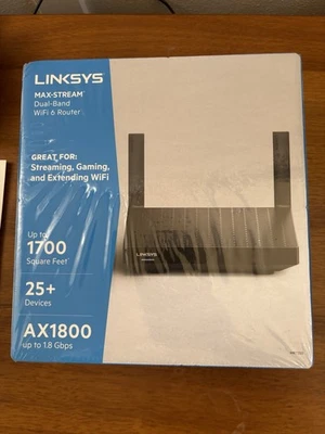 New Sealed Linksys MR7350 Max-Stream Dual-Band Wi-Fi 6 Router AX1800 - Image 1 of 4