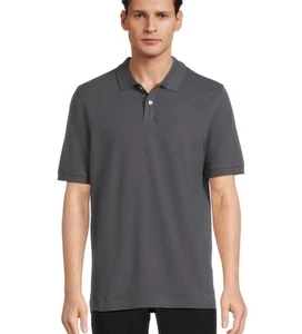 George Herren Piqué Poloshirt Kurzarm Gr. X-LARGE Charcoal Sky NEU - Bild 1 von 1