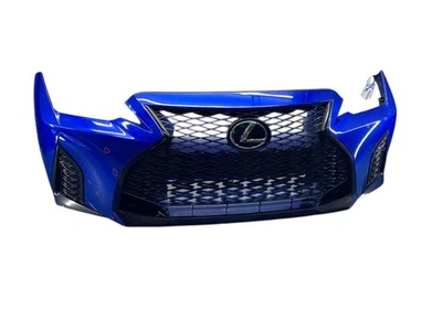 2021-2025 LEXUS IS350 F SPORT FRONT BUMPER COVER ASSEMBLY ULTRASONIC BLUE MICA - Imagem 1 de 4
