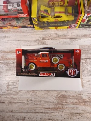 M2 Machines 1958 Chevrolet Apache Stepside COMP Cams Red 1:24 LE 500 pcs Chase  - Image 1 of 4