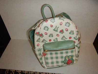 Mini mochila bolso monedero Frogs & Strawberries  Foto 1 de 4