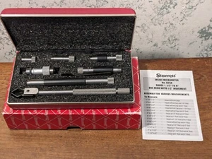 STARRETT TUBULAR ID INSIDE MICROMETER SET NO 823A - 1 1/2-8 Inches - Lot1 - Picture 1 of 8
