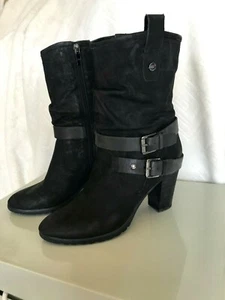 Marc Fisher Stiefel schwarz Nubuk - Bild 1 von 6