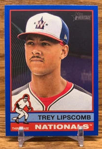 TREY LIPSCOMB Blue Border | 2025 Topps Heritage Washington NATIONALS #115 - Picture 1 of 2