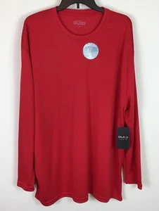 Galaxy by Harvic Shirt Herren XXL Rot Langarm Active Feuchtigkeitsableitend Neu mit Etikett - Bild 1 von 9