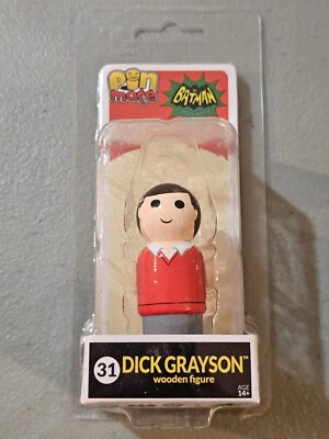 Figura de madera DICK GRAYSON Batman Pin Mate #31 lote b Foto 1 de 2