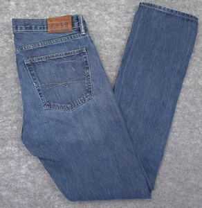 Polo Ralph Lauren Jeans Uomo 34x34 Slim Dritto 018 Lavaggio Scuro Anticato - Foto 1 di 14