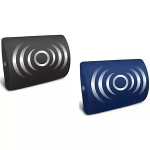 Lumbar Massaging Vibrating Support Health Touch Home Office Travel Memory Foam - Picture 1 of 11