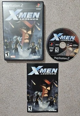 X-Men Legends (Sony PlayStation 2, 2004) Black Label CIB Complete Vintage Tested - Image 1 of 4