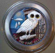 2020 Niue 2 Dollars Silver #F5265 AOE Athenian Owl ST-BU Colored Proof Like