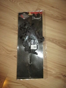 1x Funny Fashion Halloween Gothik Darkness Bouquet schwarze Rosen 6 roses - Bild 1 von 6