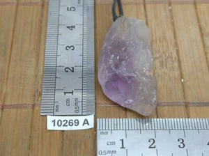 Pendentif AMETHYSTE brute + CORDON reglable pierre reiki collier lithotherapie - Imagen 1 de 7