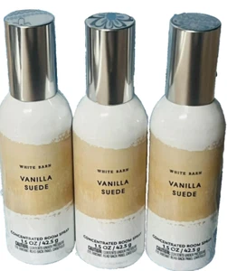 3x Bath & Body Works Vanilla Suede Concentrate Room Spray Air Freshener 1.5 oz - Picture 1 of 1