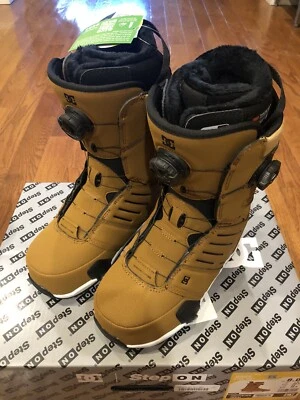 Botas de Snowboard DC Judge Step On BOA Para Hombre EE. UU. 7.5 Trigo/Negro Fr Burton Fijaciones Foto 1 de 4
