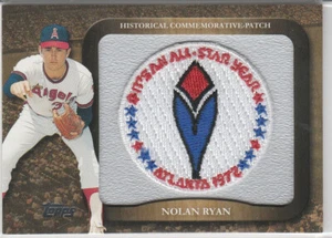 Parche conmemorativo 2009 Topps Legends of the Game Nolan Ryan #LPR-35 - Imagen 1 de 2