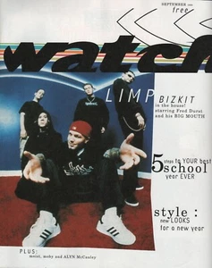 Watch Magazine September 1999 Limp Bizkit Moby Moist Canadian Record Store Rare - Picture 1 of 2