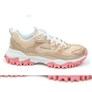 ZAPATILLAS UMBRO AUTÉNTICAS BACHES IRIDISCENTES MUJER TALLA 6.5 BLANCO/DORADO/BOLSO ROSA - Imagen 1 de 12