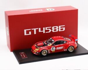 DCN 1/18 Toyota GT4586  Ferrari Engine Super Modificat Diecast Model Car-Red
