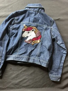 Chillipop Girl's Unicorn Jean Jacket Size denim youth - Picture 1 of 9