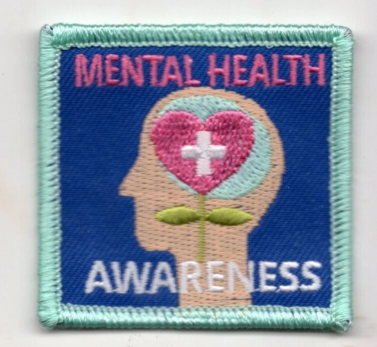 MENTAL HEALTH AWARENESS Iron On Patch Medical - Image 1 of 1