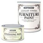 Rust-Oleum Furniture Paint Chalky Finish Smooth Matt Wood Coating Water Based